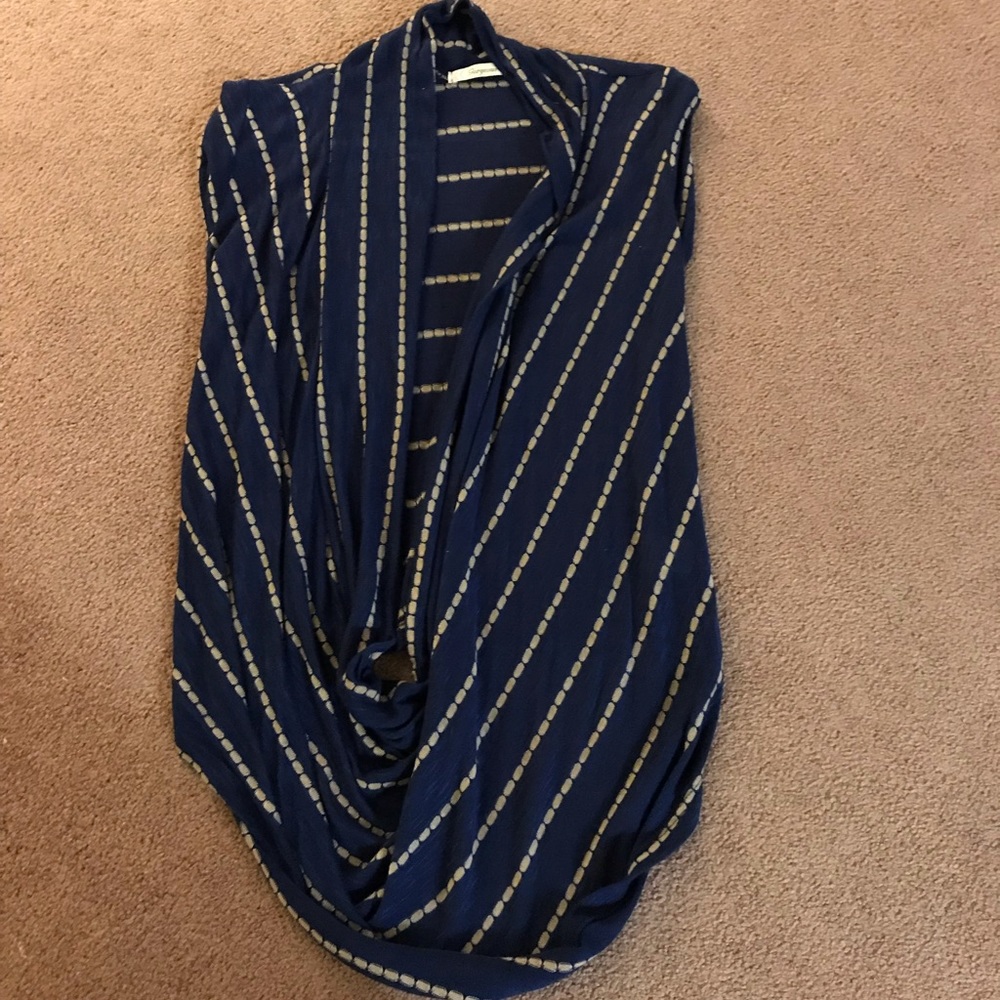Gorgeous Navy Loop Front Sweater - Picture 3 of 6